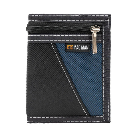 Mad Man - Braxton Canvas Trifold Wallet | Canvas Leather Wallet