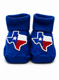 Texas Baby Booties in Gift Box