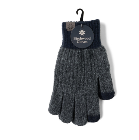Britt's Knits Men's Birchwood Gloves - Navy