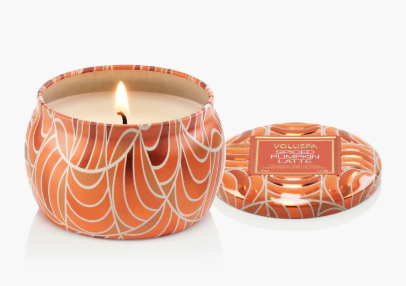 Spiced Pumpkin Latte Mini Tin Candle