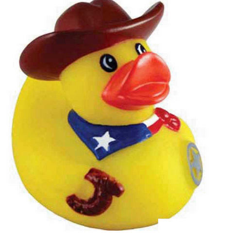 COWBOY RUBBER DUCKY