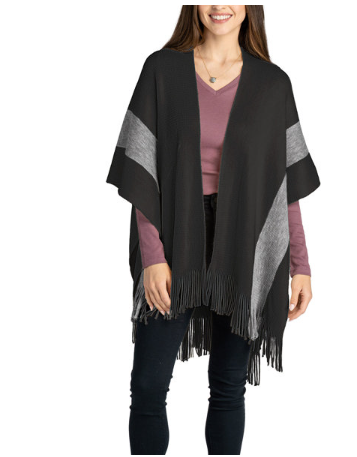 Sonoma Ruana - Black