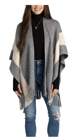 Sonoma Ruana - GRAY