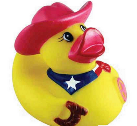 COWGIRL RUBBER DUCKY