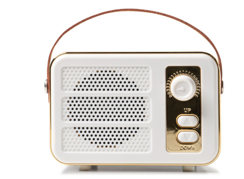 Modern Monkey Juke Jams Rechargeable Speaker - WHITE