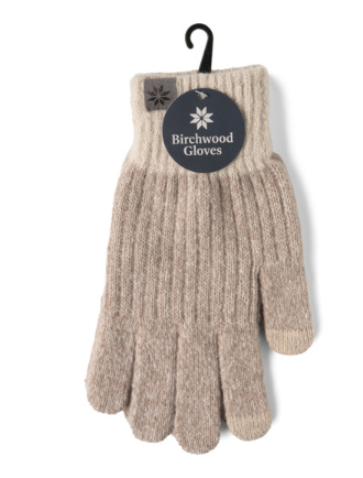 Britt's Knits Men's Birchwood Gloves - Oat