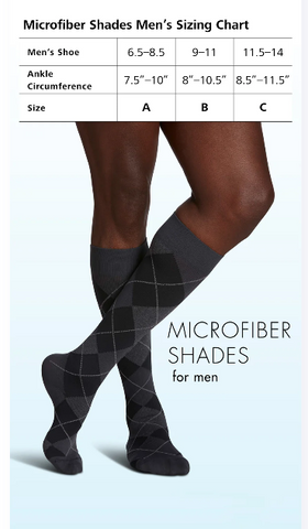 Sigvaris MENS MicroFiber Sock 15-20mmHg
