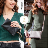 Kendzie Eclipse Convertible Wallet Crossbody - Gray