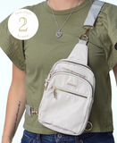 Kendzie Roundtrip Convertible Sling - Burgundy