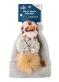 Britt's Knits Snap To It  Mix & Match Pom Hat - Gray