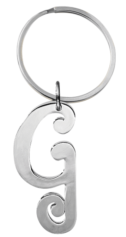 G - INITIALLY YOURS KEYRING IRON