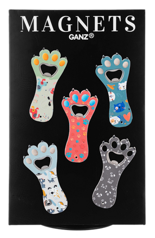 Pet Paw Bottle Opener Magnet