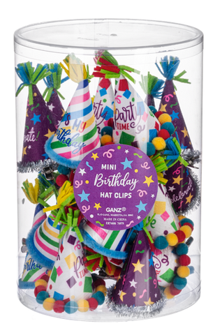 Mini Birthday Party Hat Clip