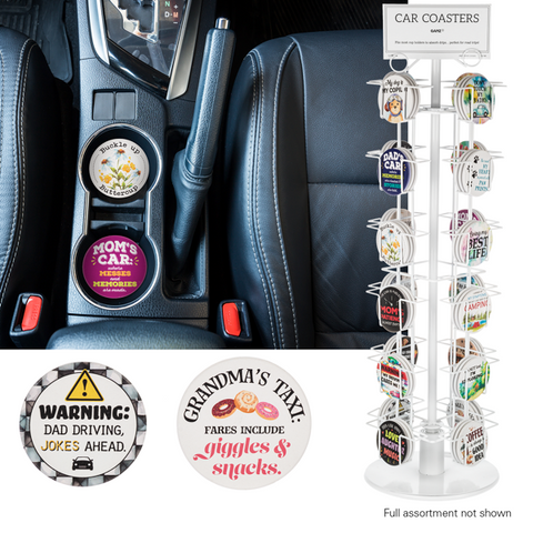 Ceramic Car Coaster Assorted