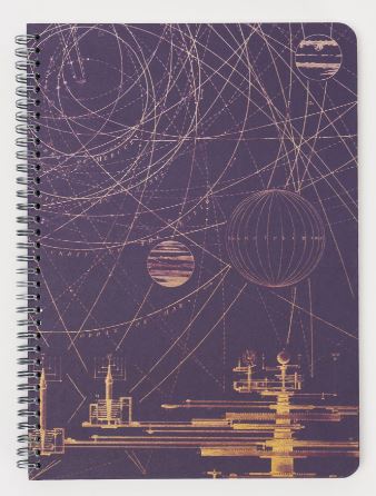 Planetary Motion in Orbit Spiral Notebook