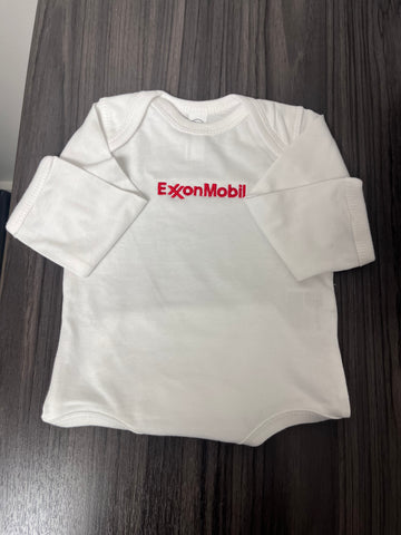 XOM-6 Month Baby Onesie (White)