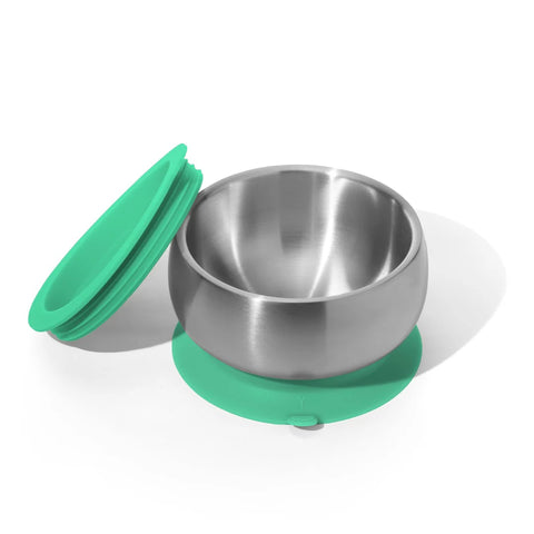 Green Stainless Steel Baby Bowl