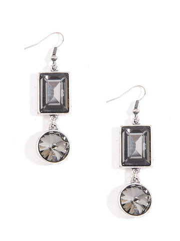 Black Crystal earring