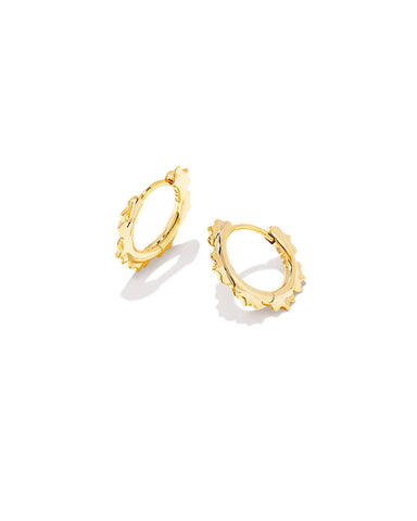 GENEVIEVE HUGGIE EARRINGS GOLD