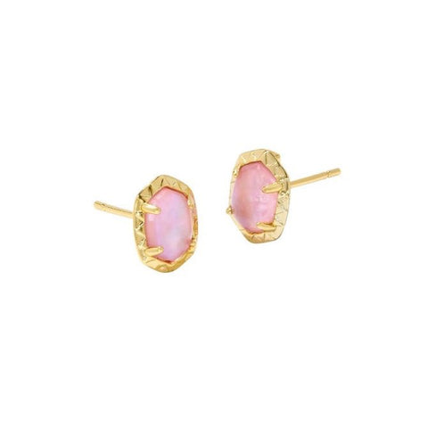 DAPHNE STUD EARRINGS GOLD LIGHT