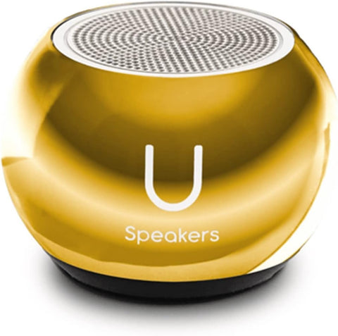 U MINI SPEAKER MIRROR GOLD