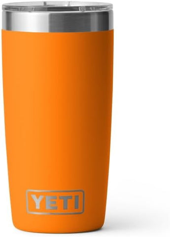 YETI Rambler 10 oz Tumbler, Stainless Steel, Vacuum Insulated with MagSlider Lid, King Crab