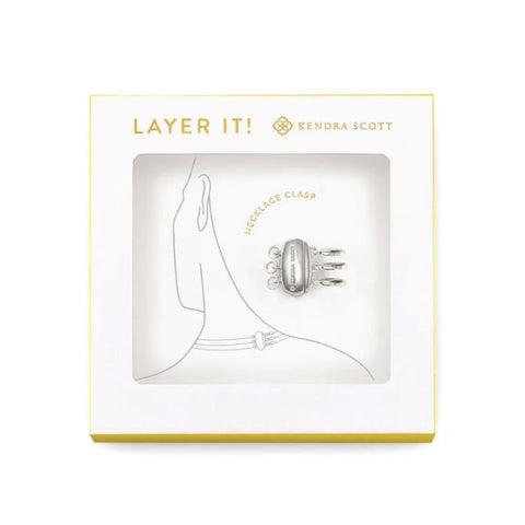 Layer It! Necklace Clasp in Silver Tone