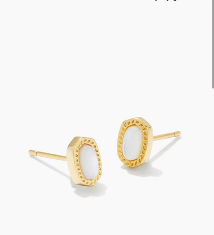 KENDRA SCOTT Mini Ellie Gold Stud Earrings