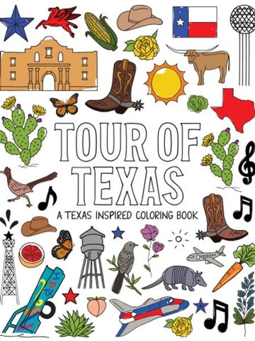 Tour of Texas: A Texas Inspired Coloring book