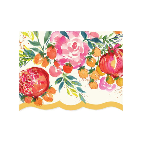 Pomegranate Bloom Blank Boxed Note Card