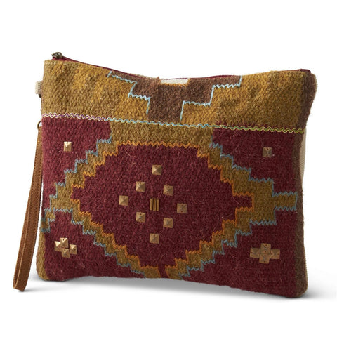 Burgundy Aztec Crossbody