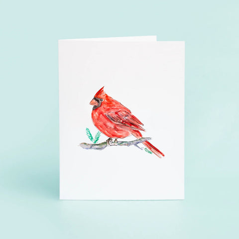 Red Cardinal Card