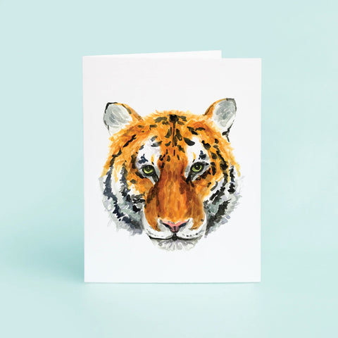 Tiger Face Notecard