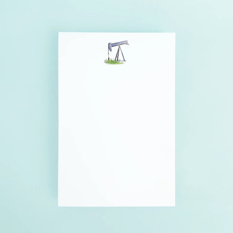 Texas Pumpjack Notepad