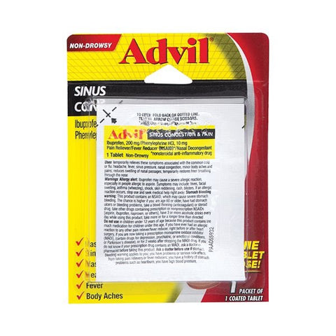 Advil Congestion Relief Single Dose