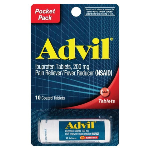 Advil Tablets 10Ct Vial