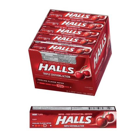 Halls Cherry Cough Drops