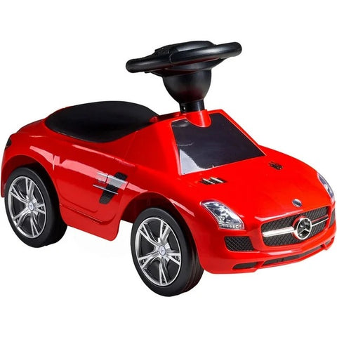 Red Mercedes-Benz SLS with Sound