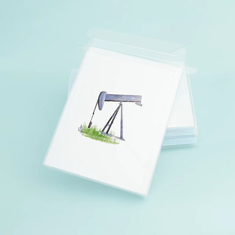 Texas Pump Jack Card Set- 8