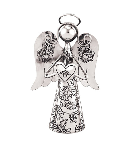 Angel Bell 4"- Heart