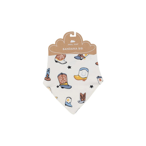 Blue Boots Bandana Bib