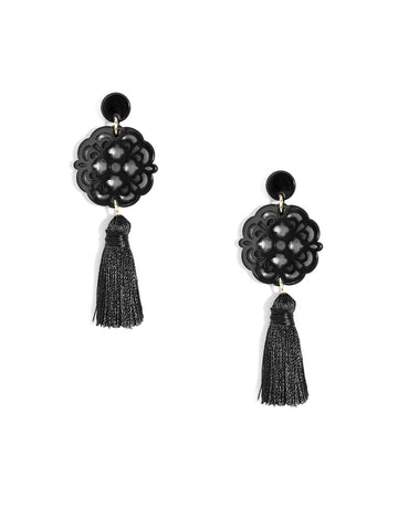 Black Dangle Earrings