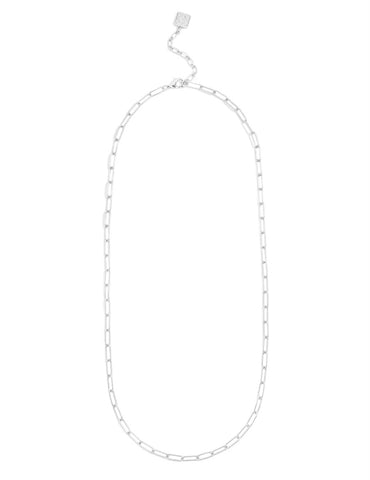 Paperclip Link Long Necklace