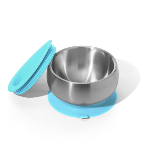 Blue Stainless Steel  Baby Bowel