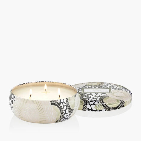 Jasmine Midnight Blooms 3 Wick Tin
