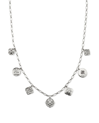 DIRA CHARM NECKLACE SILVER