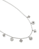DIRA CHARM NECKLACE SILVER