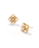 DIRA PEARL STUD EARRINGS GOLD FRESHWATER CULTURED PEARL