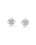 DIRA PEARL STUD EARRINGS SILVER FRESHWATER CULTURED PEARL
