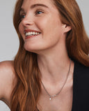 OAKLAND PEARL SHORT PENDANT NECKLACE SILVER FRESHWATER CULTURED PEARL
